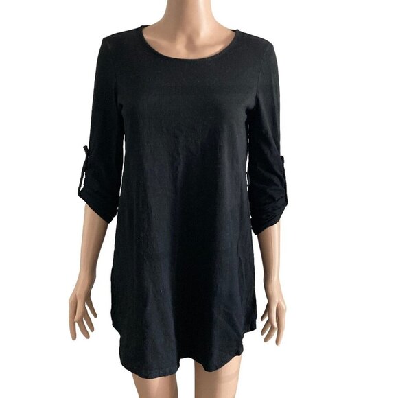 Shein Dress Womens Small Mini Black Stretch - Picture 1 of 8